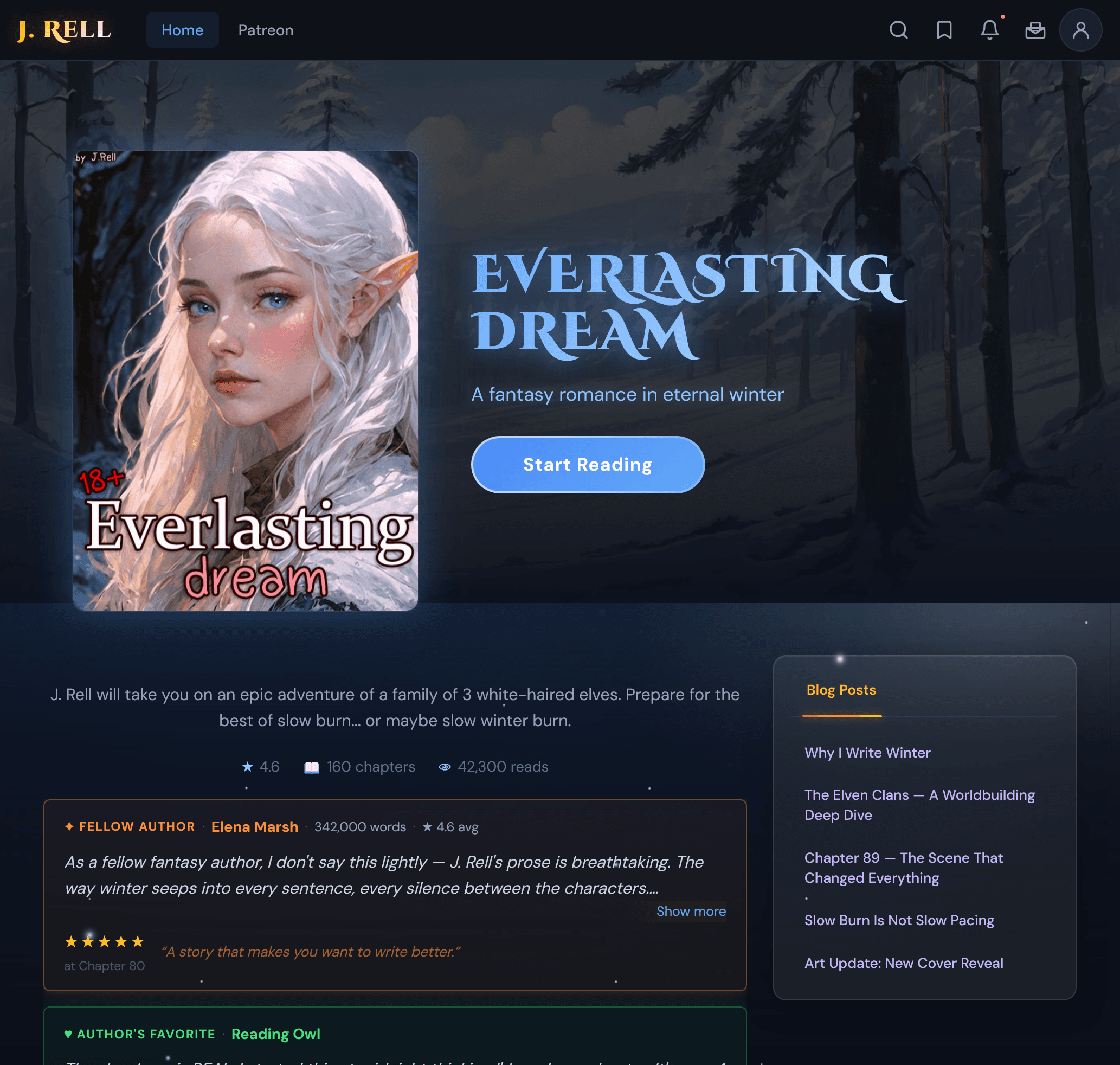 Snow theme preview